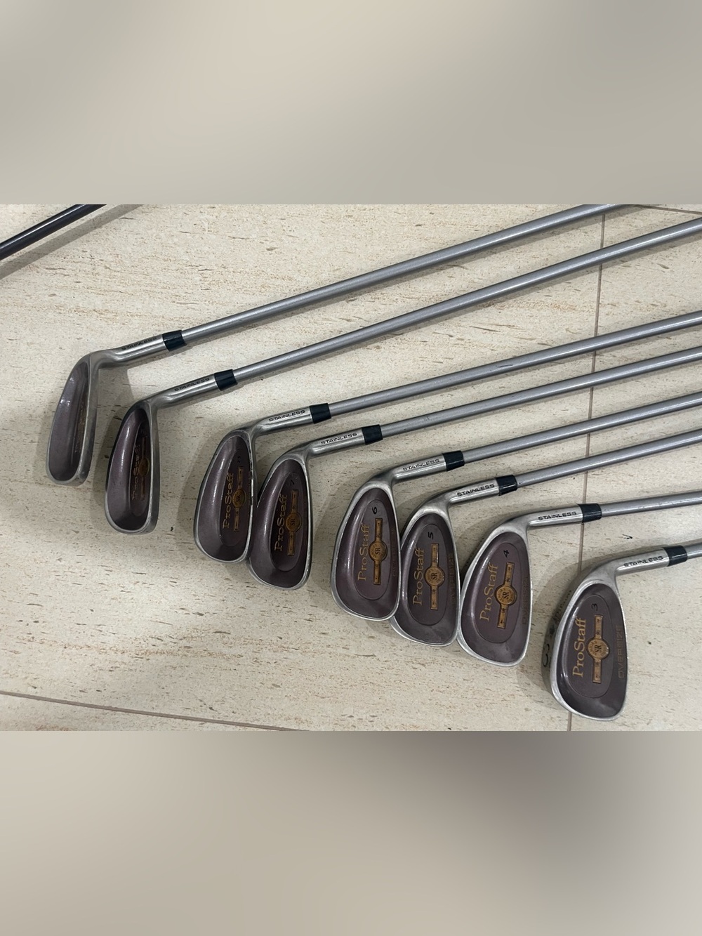 Wilson Pro Staff Golf Clubs #3-9